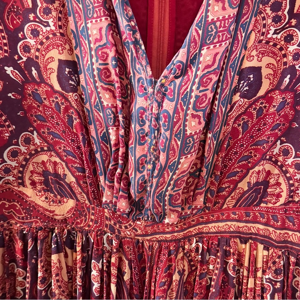Joie Molly Maxi Dress MSRP $698 Sz S Vintage Fall 2015 Featured in Vogue 💯 Silk - Picture 13 of 15